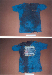 Jimmy Z T-Shirt Found At The Scene of Dana’s Attack.